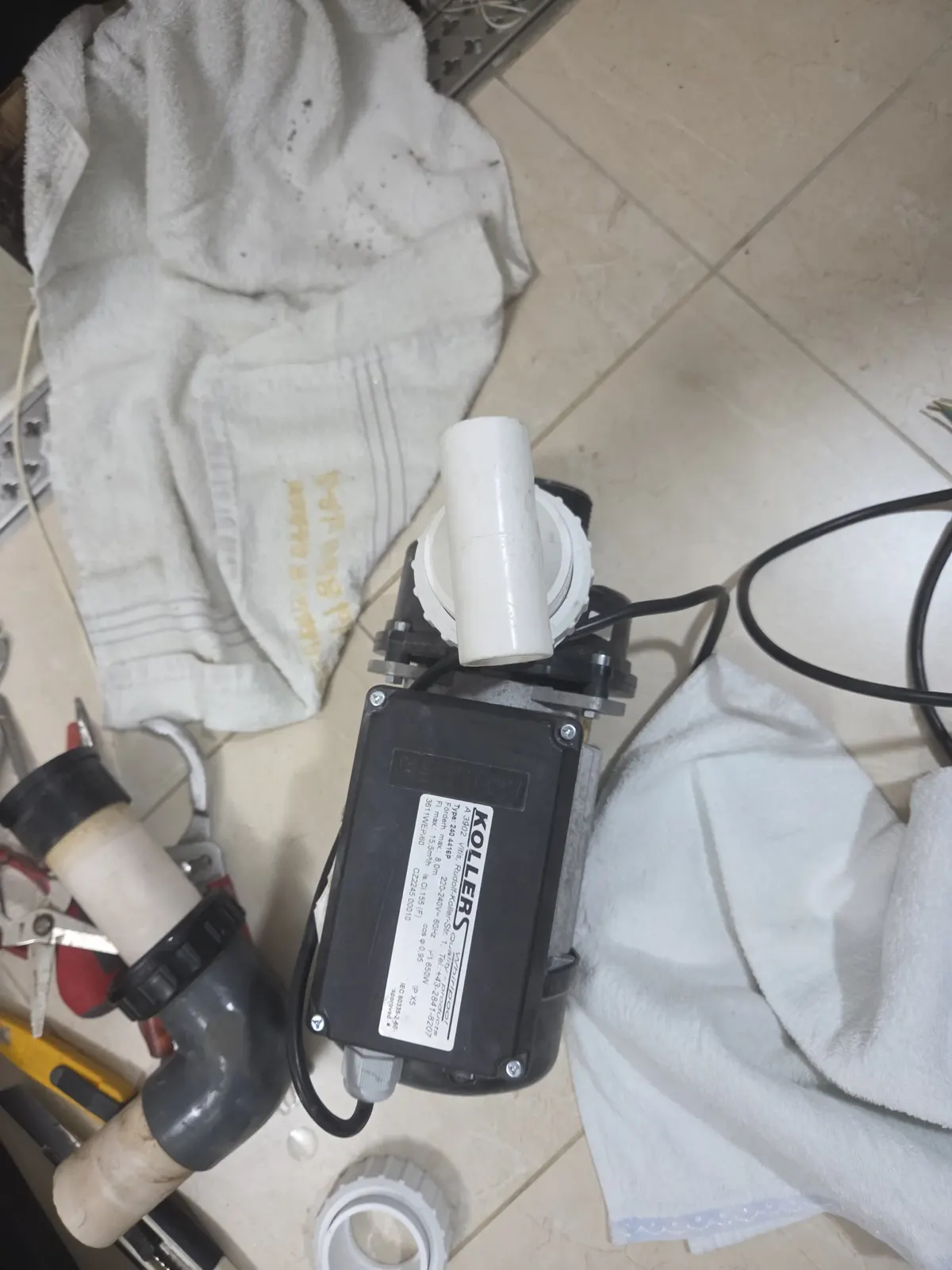 경남 진주 월풀욕조 모터 교체 모터 교체 진행 중 9번째 사진